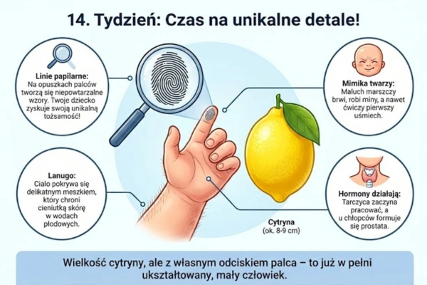 14 Rozwój dziecka w 14 tygodniu ciąży